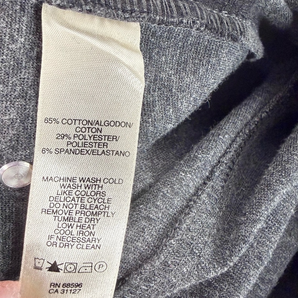 DKNY Charcoal Grey Slim Fit Legging Pants size 4 - Picture 10 of 15